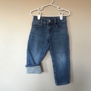 Gap Denim Jersey Lined Toddler Jeans Size 3t